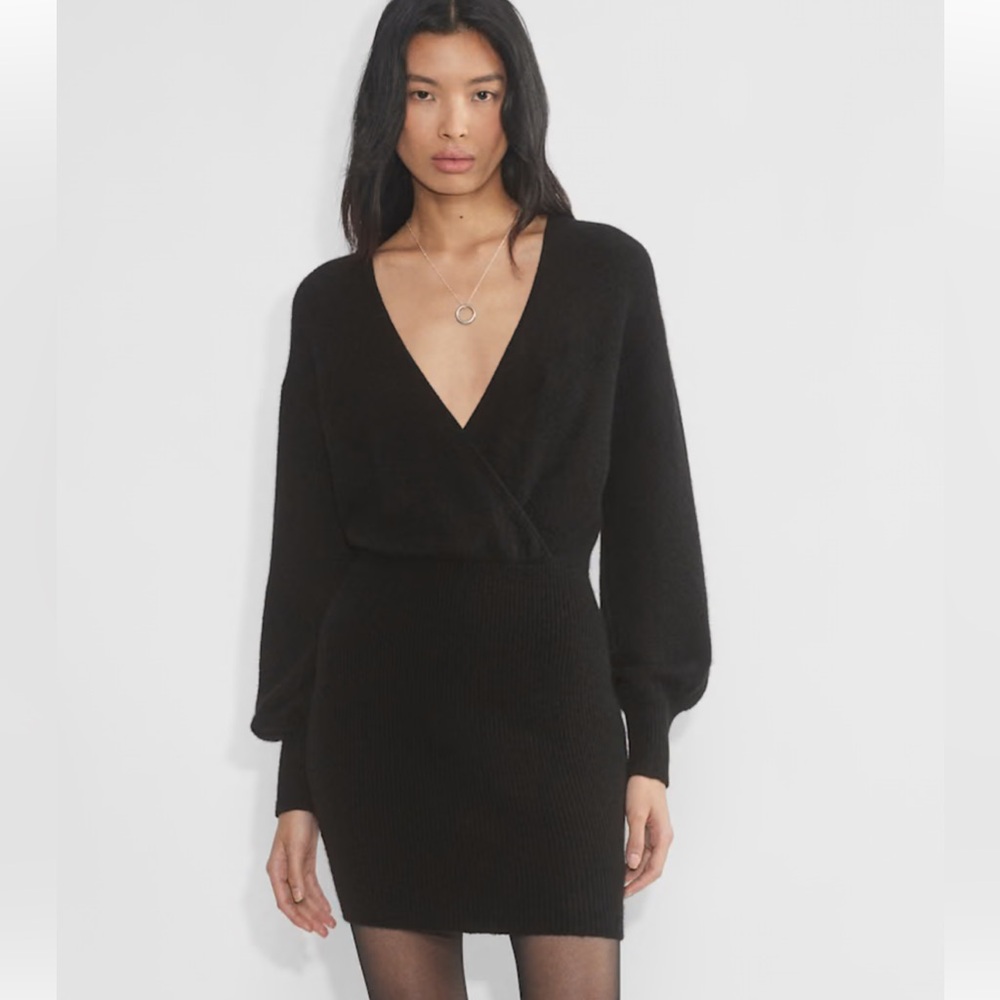 Aritzia Elsie Dress Medium Rich Mocha Brown